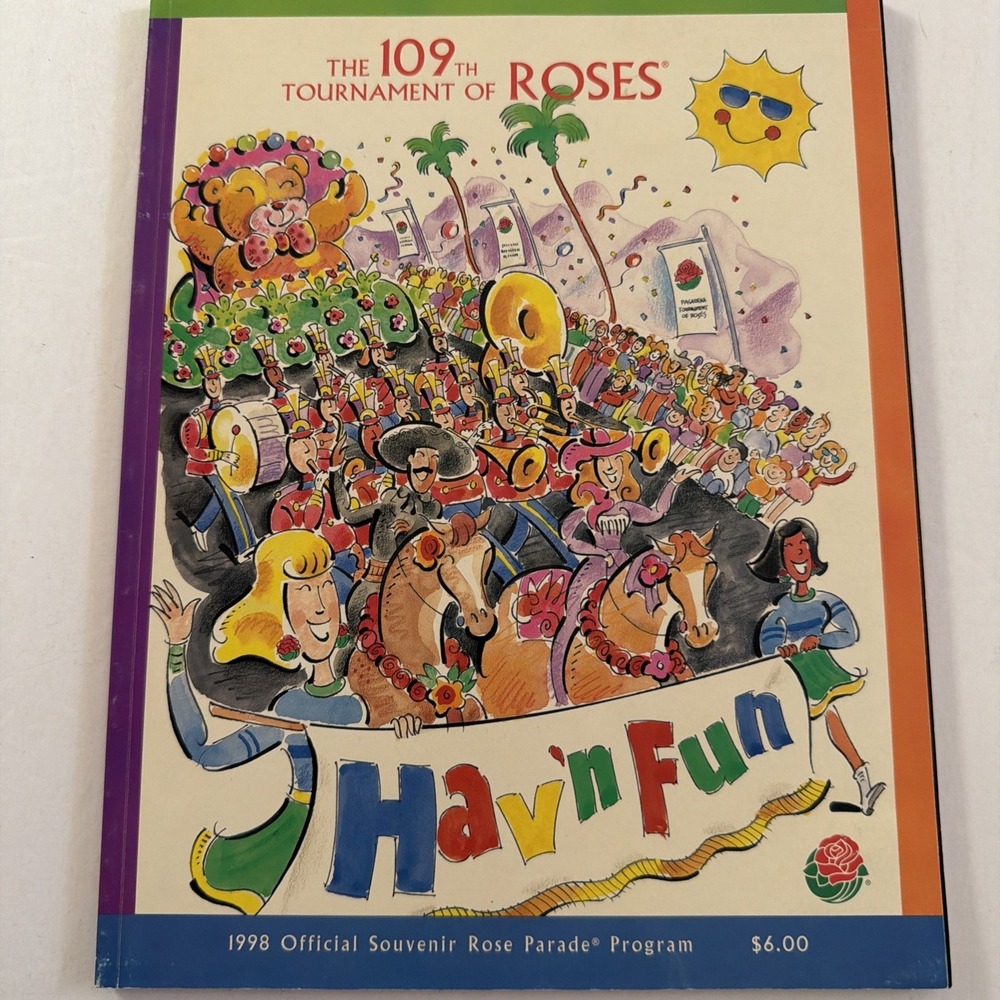 109th Tournament Of Roses Parade Official 1998 Program Carol Burnett